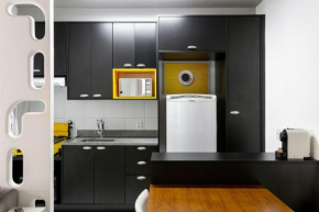 Apartamento moderno em condomínio próximo à Rua José Paulino